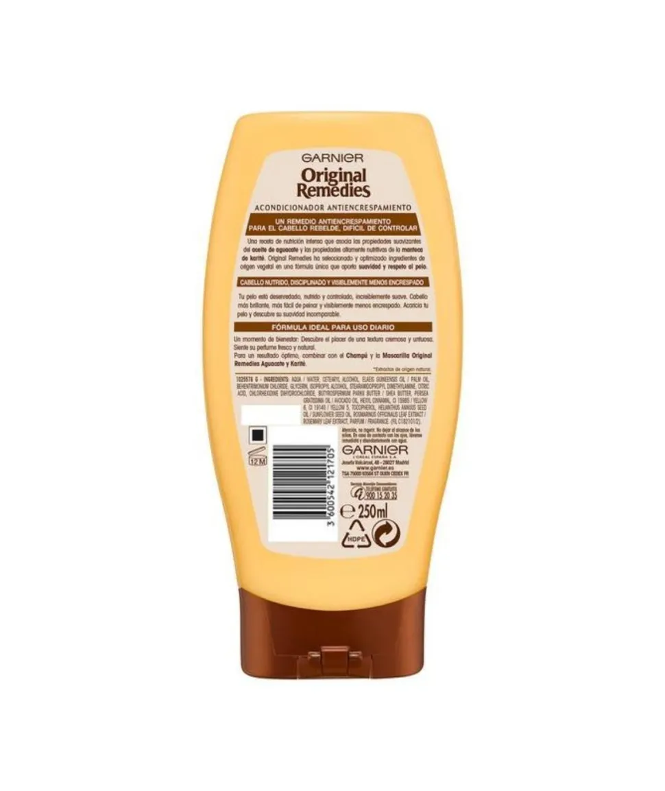 Acondicionador Aceite De Aguacate Y Manteca De Karite 250 Ml