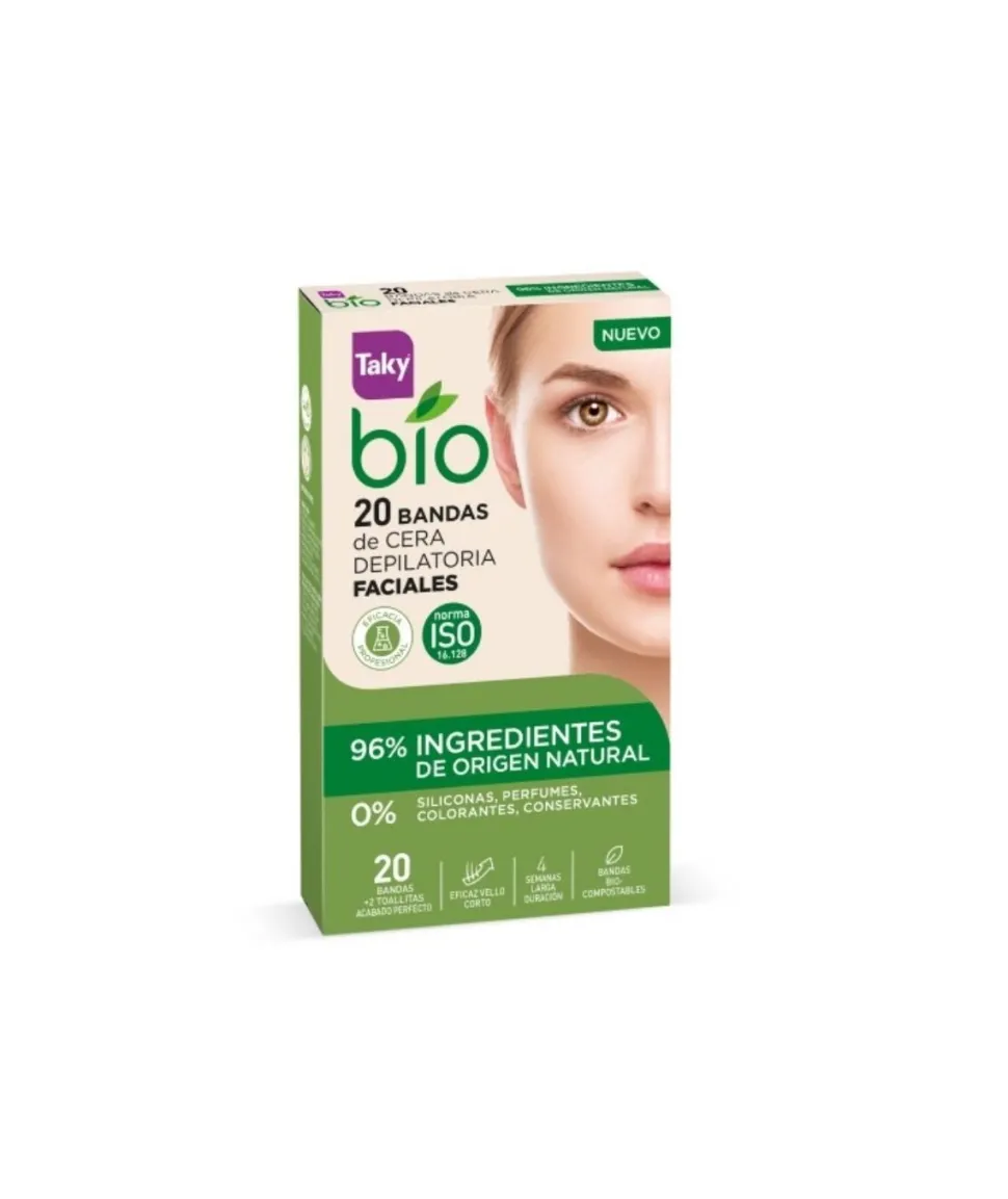 Bandas Depilatorias Bio Facial 12 Uds.