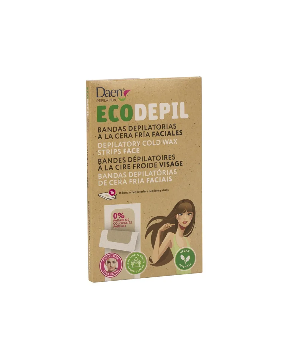 Bandas Depilatorias Ecodepil Facial 16 Uds.