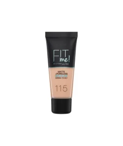 Base De Maquillaje Fit Me Mate Afinaporos 30 Ml, Tono 115