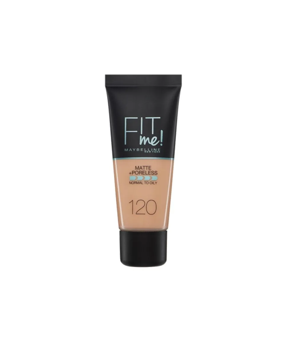 Base De Maquillaje Fit Me Mate Afinaporos 30 Ml, Tono 120