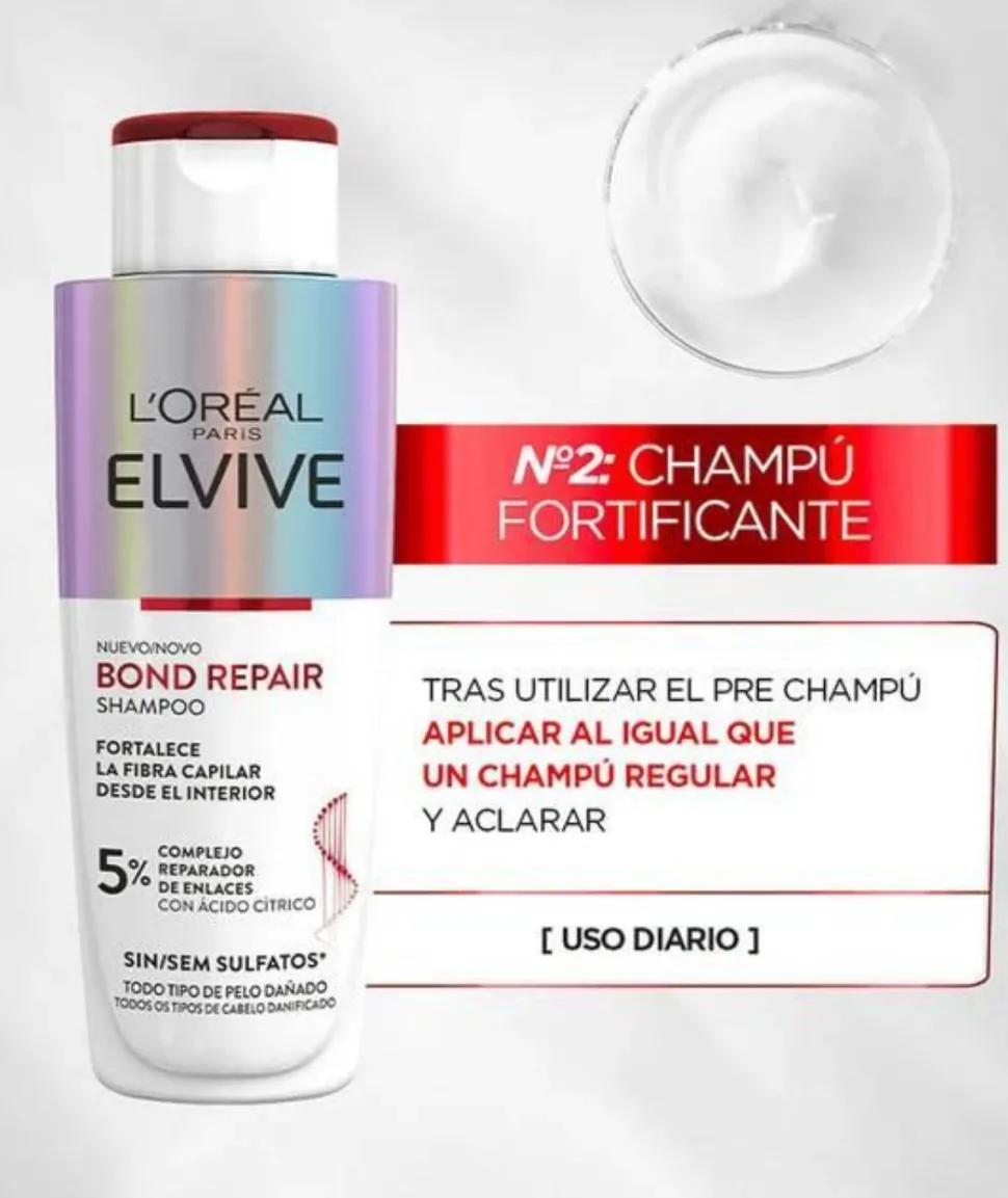 Bond Repair Champú Para Pelo Danado 200 Ml
