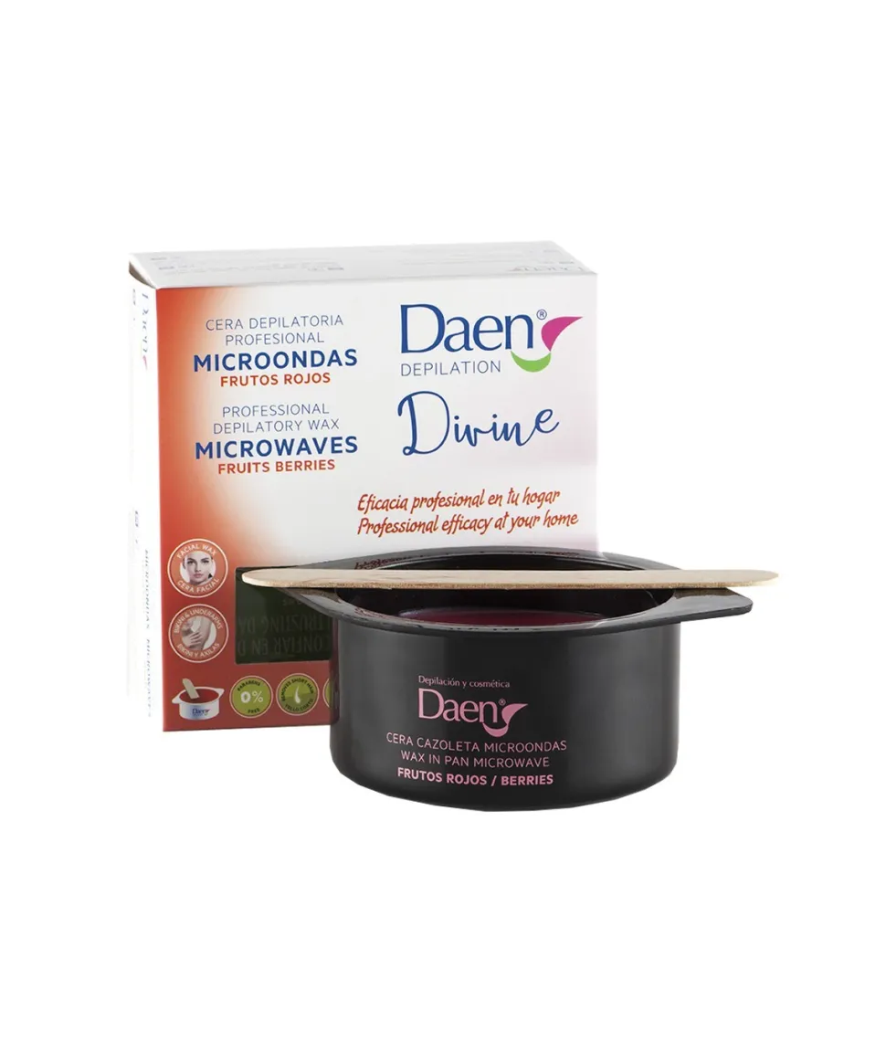 Cera Depilatoria Cazoleta Microondas Frutos Rojos 100 Grs