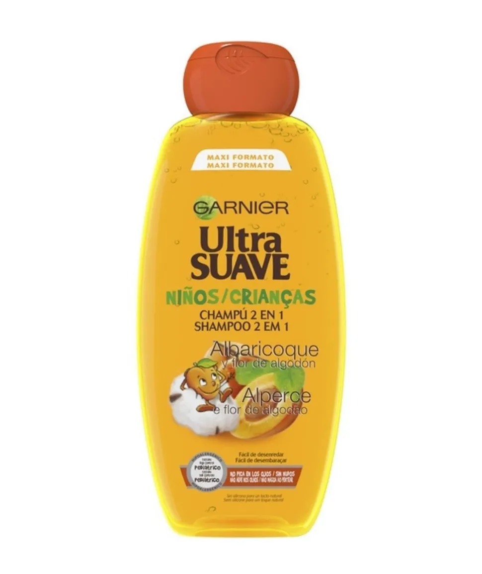 Champú Para Ninos 2 En 1 Ultra Suave Albaricoque 400 Ml