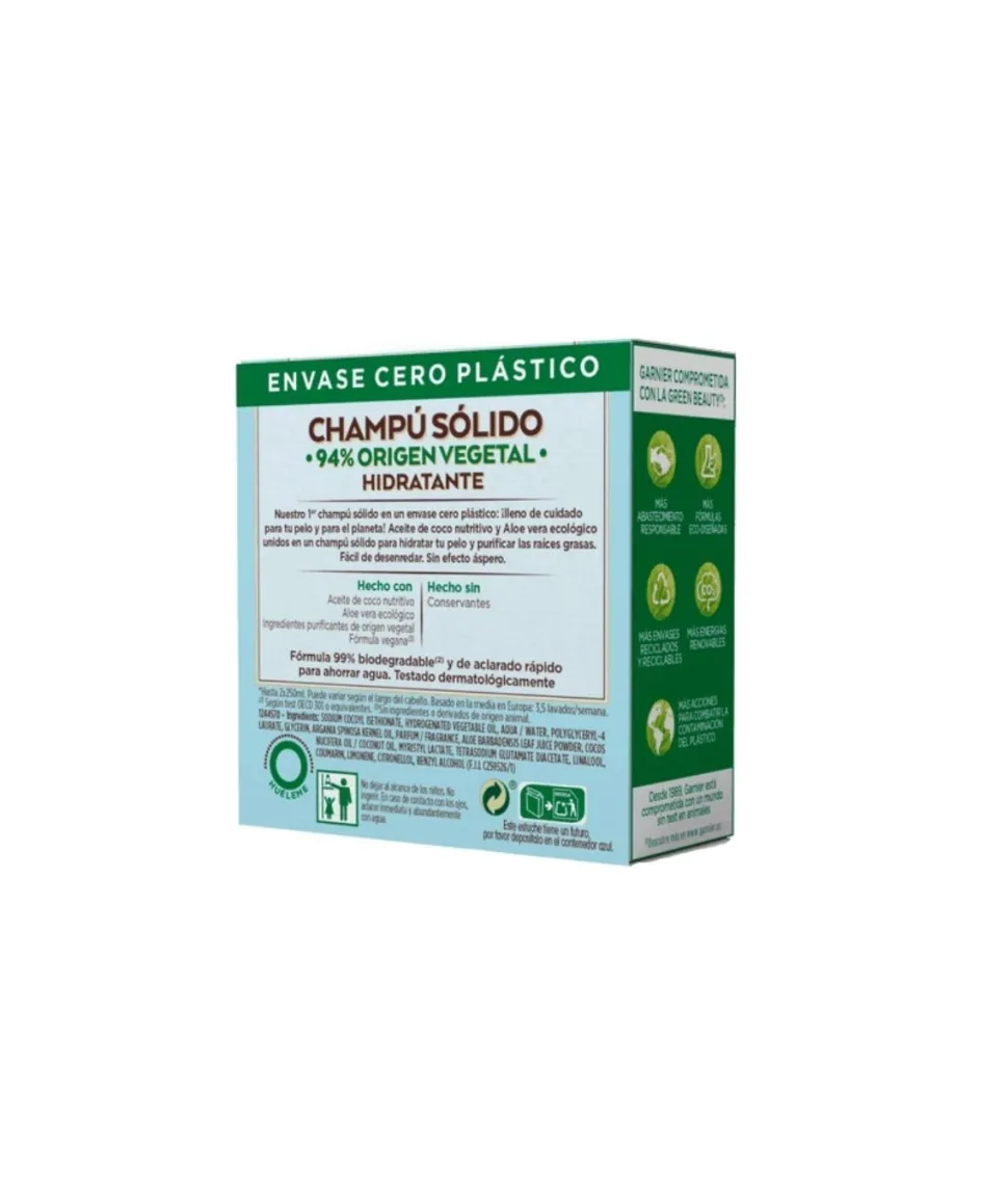 Champú Solido Coco Y Aloe Vera 60Gr