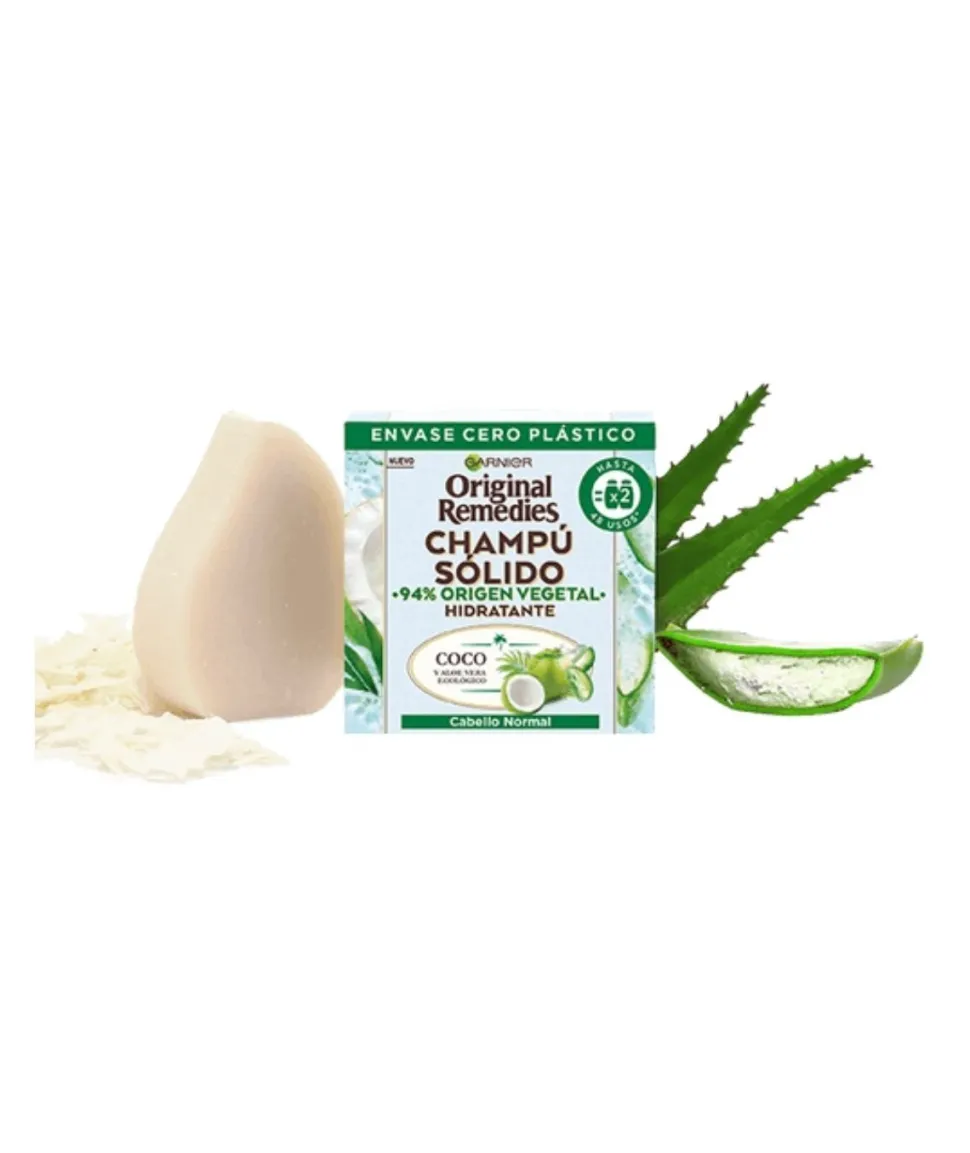 Champú Solido Coco Y Aloe Vera 60Gr