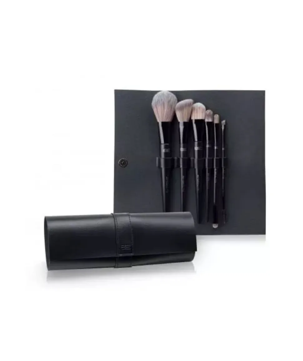 Elite Estuche De Maquillaje Enrollable Con 6 Brochas