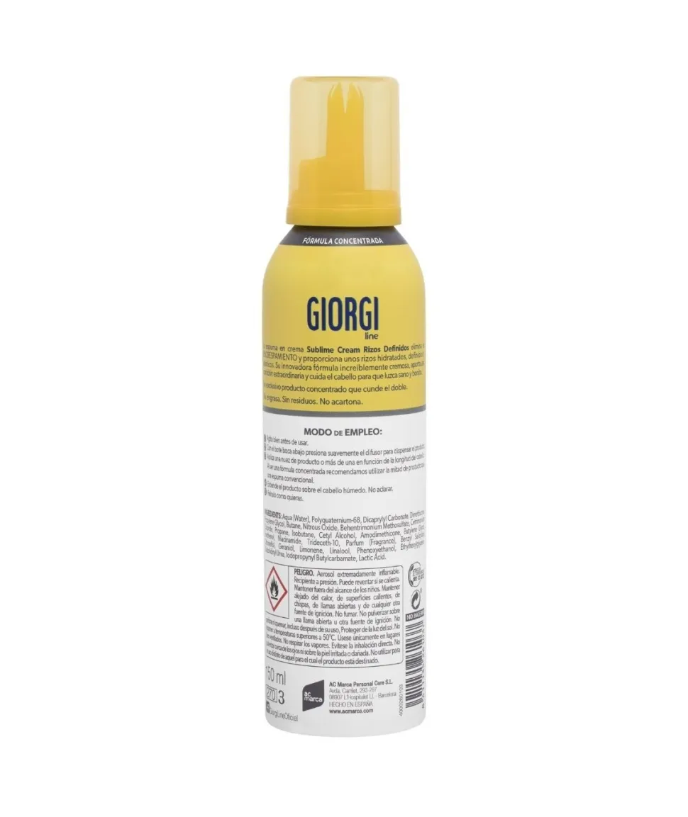 Espuma Sublime Cream Rizo Definido 150 Ml