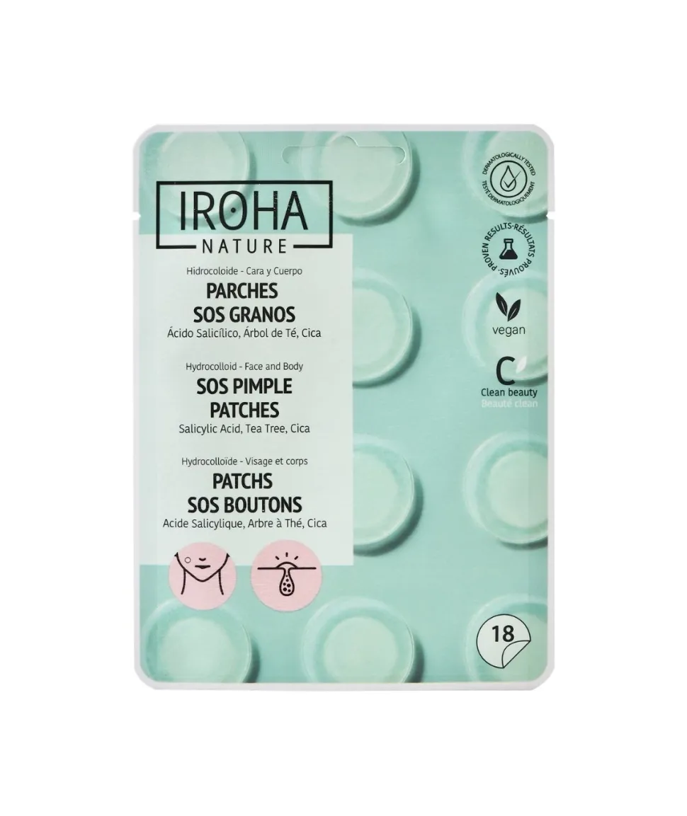 Mascarilla Facial Parches Sos Granos 18 Un.