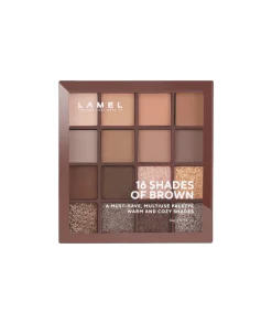 Paleta De Sombras 16 Shades Of Brown