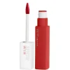 Pintalabios Mate Superstay Matte Ink City Edition Tono 118 Dancer Rojo