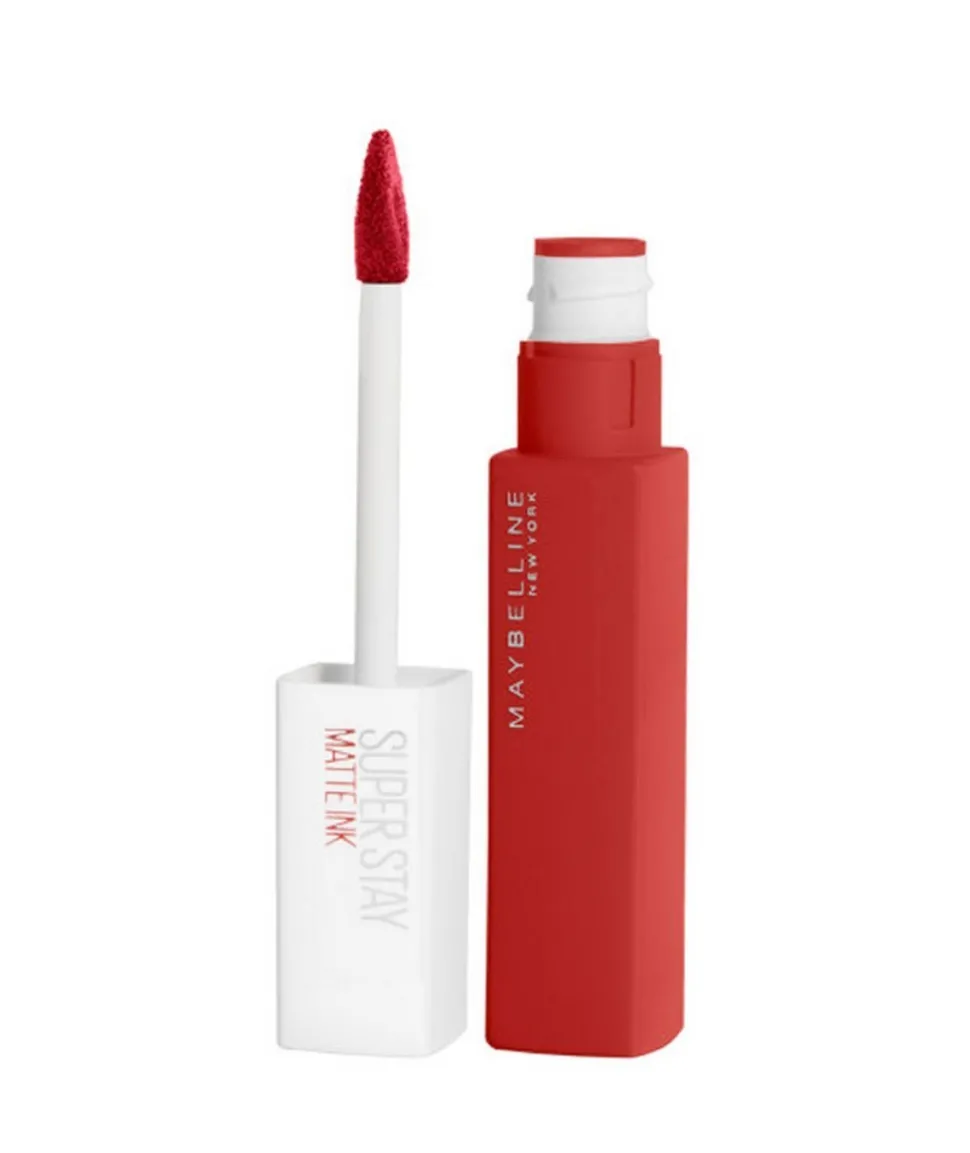 Pintalabios Mate Superstay Matte Ink City Edition Tono 118 Dancer Rojo