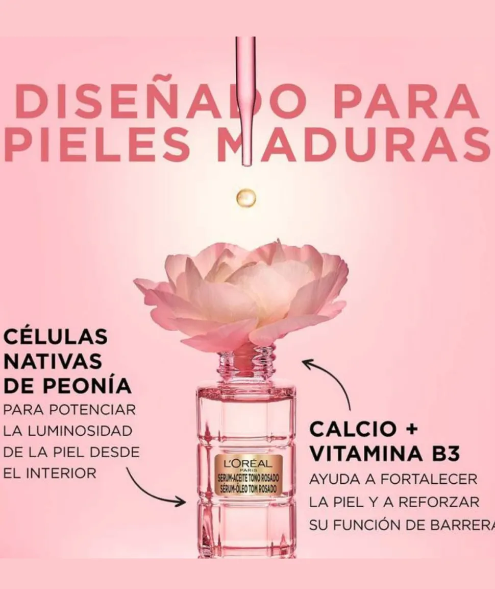Serum Aceite Tono Rosado Golden Age Perfect 30 Ml