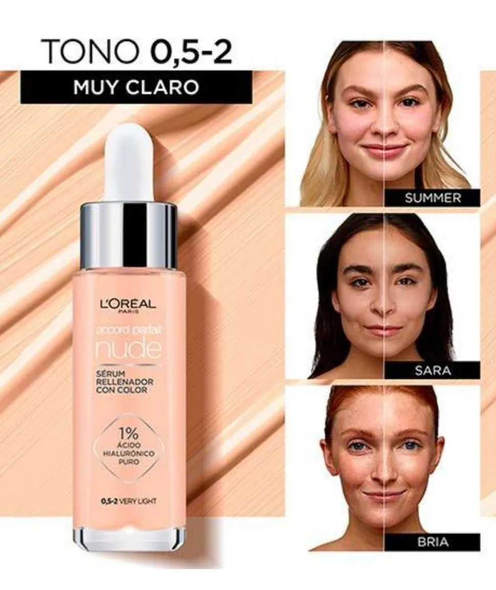 Serum Con Color Tono 0'5-2 Muy Claro