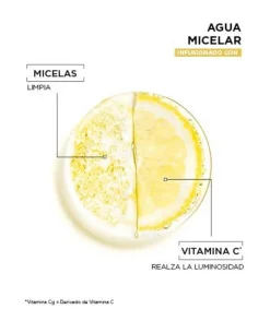 Skin Active Agua Micelar Con Vitamina C 400 Ml
