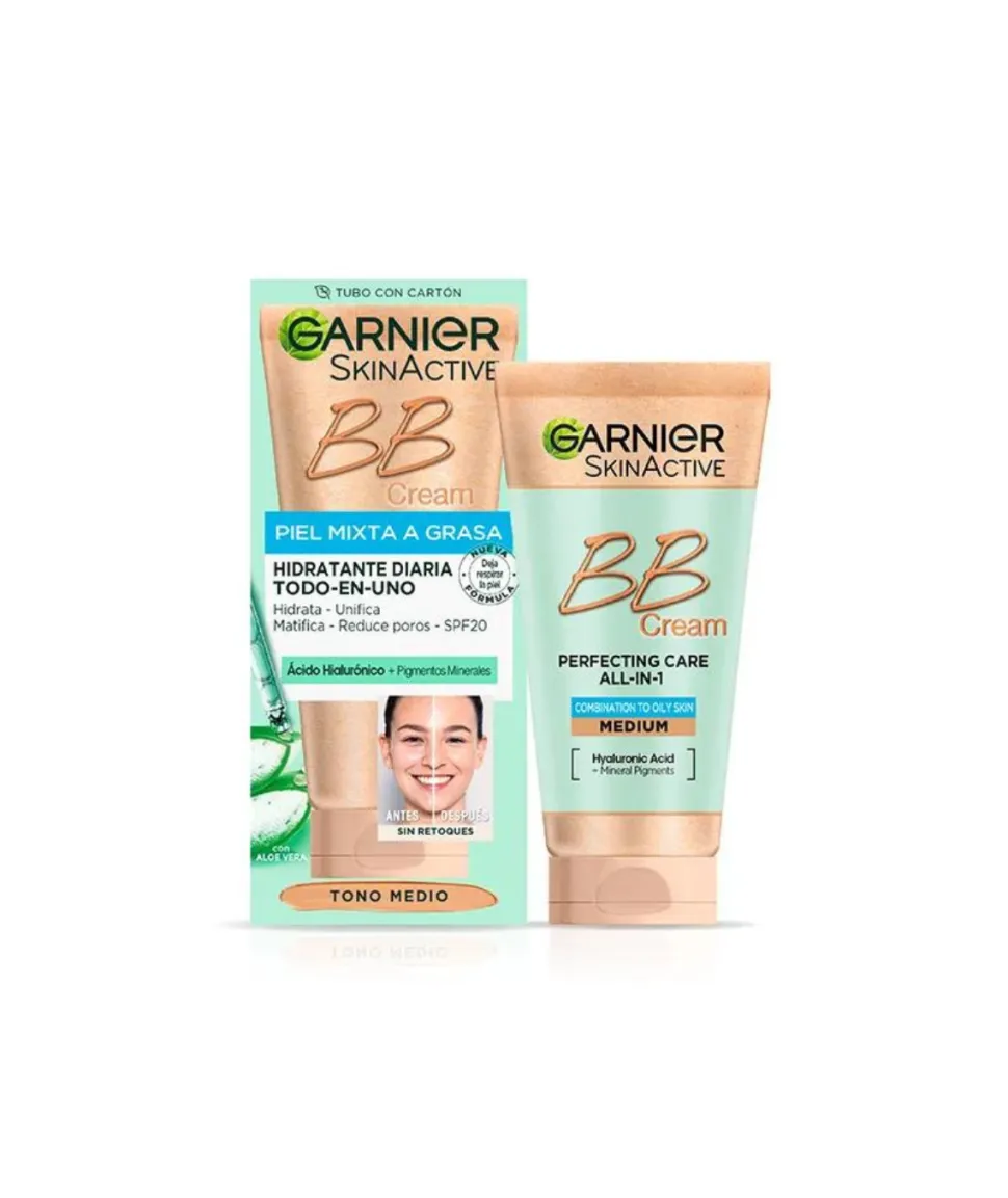 Skin Active Bb Cream Piel Mixta A Grasa Tono Medio