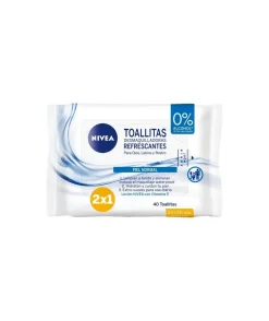 Toallitas Desmaquilladoras Refrescantes Piel Normal / Mixta 40Uds.