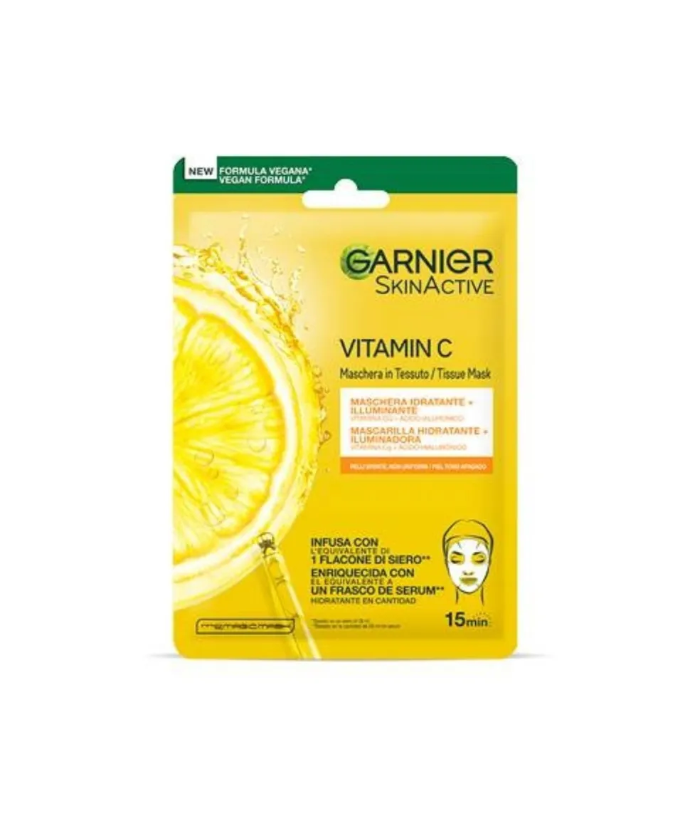 Vitamina C Mascarilla Facial Tissu